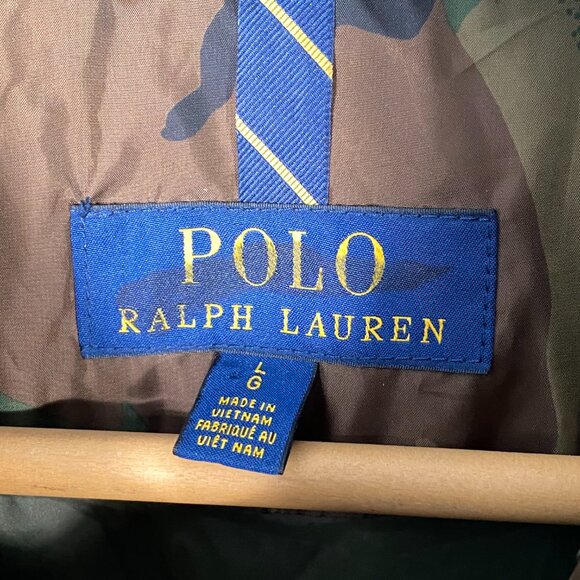 Polo Ralph Lauren Benton Camouflage-Print Shell Jacket Size L - Picture 5 of 12